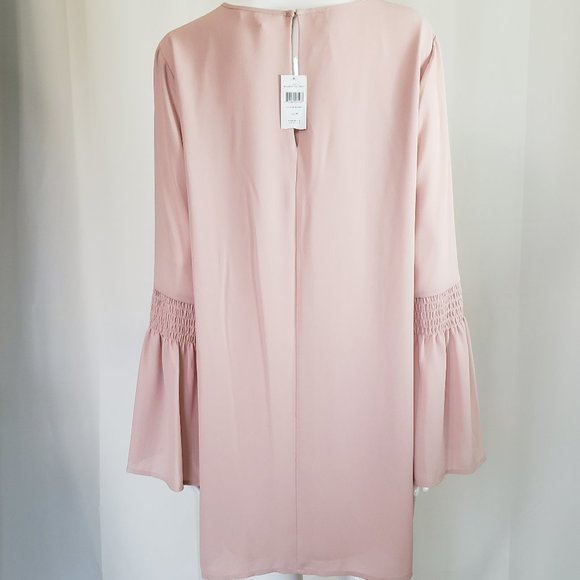 BCBGENERATION SMOCK SLEEVE SHIFT DRESS - M new without tag - Picture 3 of 6
